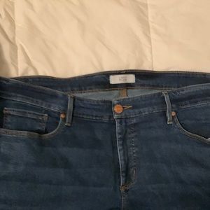 LOFT Plus Skinny Crop jean pant size 20